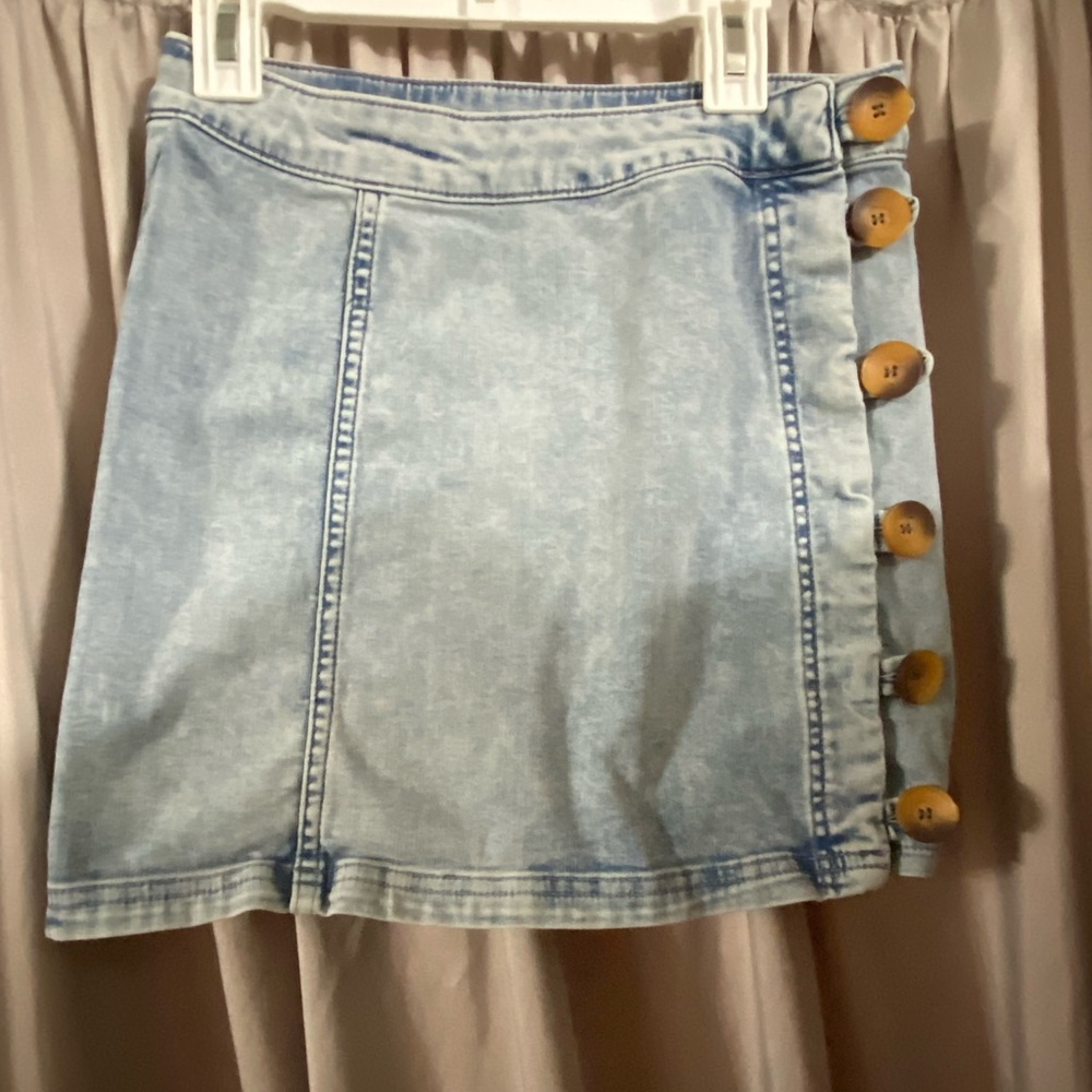 Free People Denim Skirt